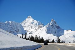 48 Mount Athabasca and Hilda Peak From Just Before Columbia Icefields On Icefields Parkway.jpg